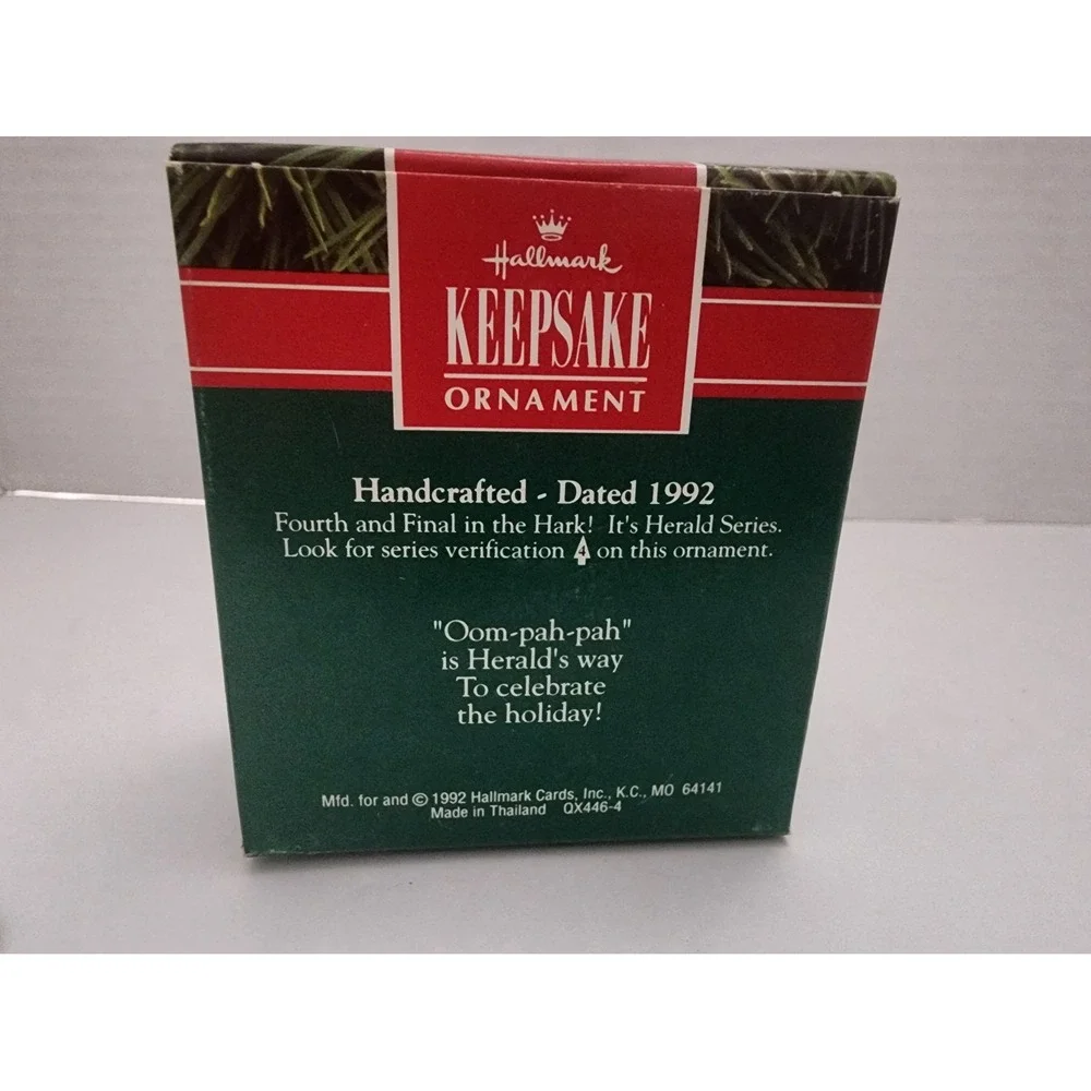Hallmark Keepsake Ornament Hark! It's Herald 1992‎